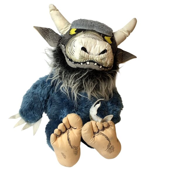 1980s Where the Wild Things Are Plush Stuffed Monster 25th Book FAO Ltd Ed VBC - Picture 3 of 16